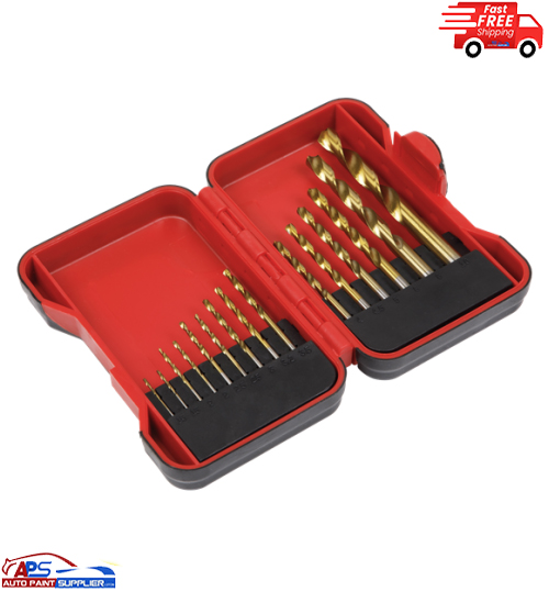 AK3715HSS'' SEALEY HSS Drill Bit Set-15Pc